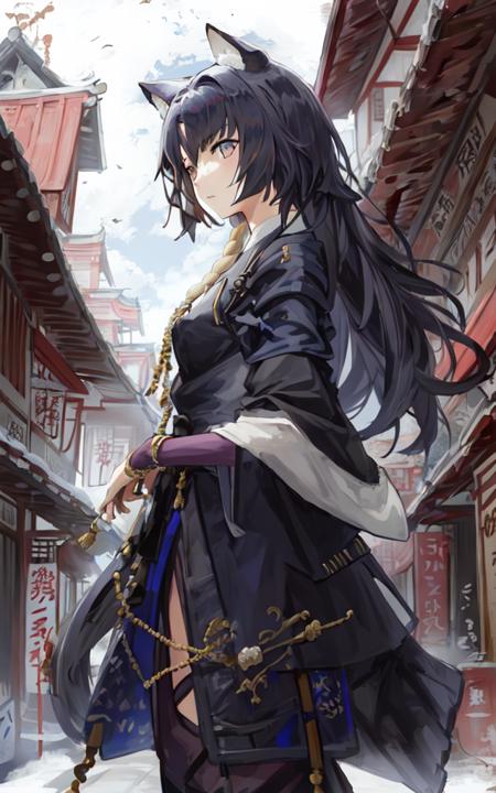 00612-3445650978-1girl, solo, saga, ,saga _(arknights_), standing, ancient eastern building,.png